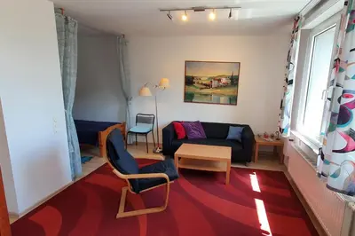 Ein Sitzbereich in der Unterkunft Laurin Apartment L65