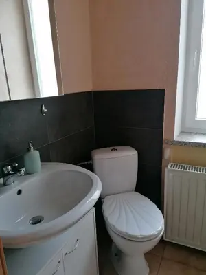 Ein Badezimmer in der Unterkunft Schöne Wohnung im Herzen von Burgstädt