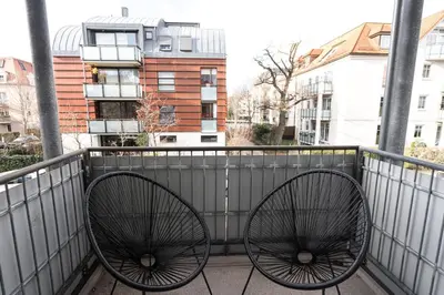 Das Gebäude in dem sich die Ferienwohnung befindet
