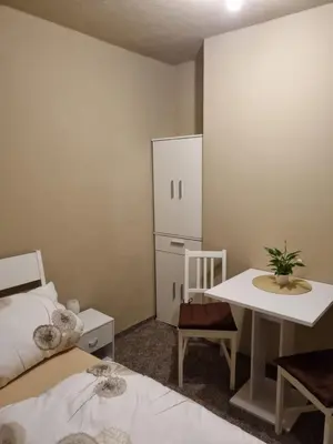 Ein Bett oder Betten in einem Zimmer der Unterkunft Pension Torgau