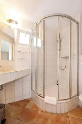 Ein Badezimmer in der Unterkunft Landgasthaus Ziegelscheune