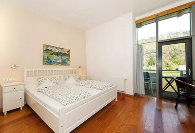 Ein Bett oder Betten in einem Zimmer der Unterkunft Landgasthaus Ziegelscheune