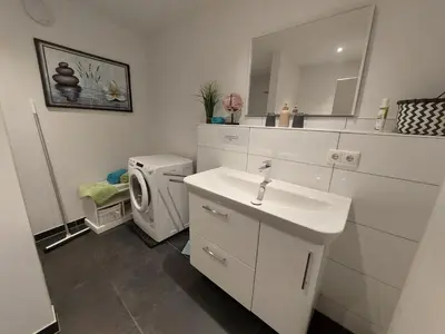 Ein Badezimmer in der Unterkunft Luxuriöse Ferienwohnungen