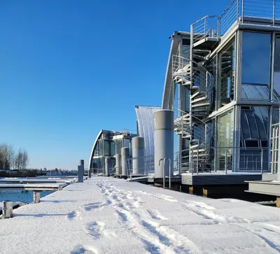Das Gebäude in dem sich die Ferienwohnung befindet