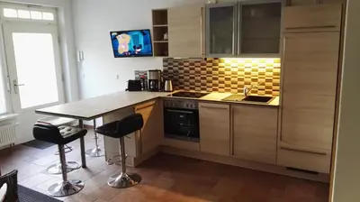 Küche/Küchenzeile in der Unterkunft Ferienwohnung 3 - a63699