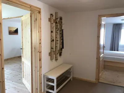 Ein Bett oder Betten in einem Zimmer der Unterkunft Schöna Urlaub