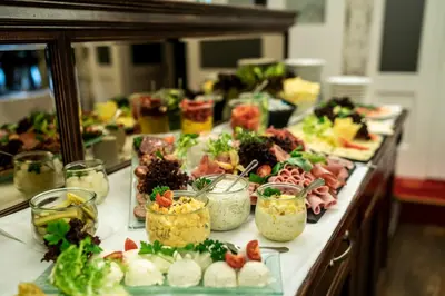 Essen in der Ferienwohnung oder in der Nähe