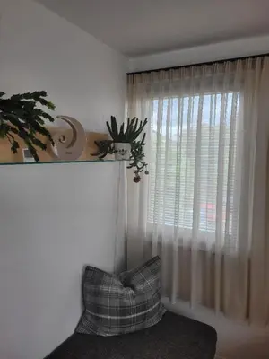 Ein Sitzbereich in der Unterkunft Ferienwohnung in Radeberg bei Dresden