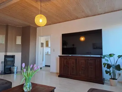 TV/Unterhaltungsangebot in der Unterkunft Ferienwohnung Großdobritz