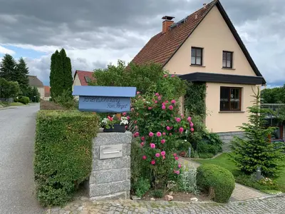 Ein Garten an der Unterkunft FeWo-sächsische-Schweiz