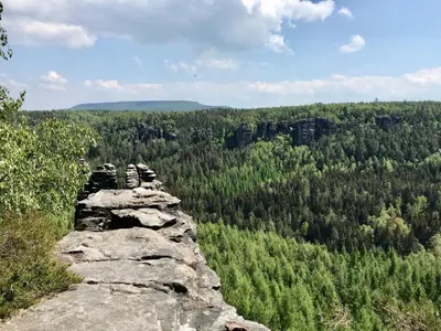 Naturlandschaft in der Nähe der Ferienwohnung