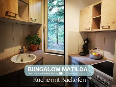 Küche/Küchenzeile in der Unterkunft Bungalow Matilda