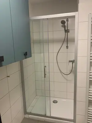 Ein Badezimmer in der Unterkunft Appartement im Hinterhöfchen