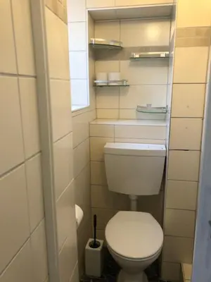 Ein Badezimmer in der Unterkunft GottwaldHaus-Freiberg-Ferienwohnung