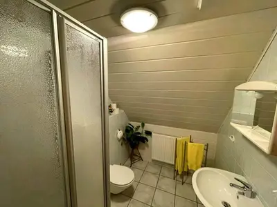 Ein Badezimmer in der Unterkunft Pension Riegler