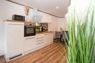 Küche/Küchenzeile in der Unterkunft Ferienhaus Glöckner