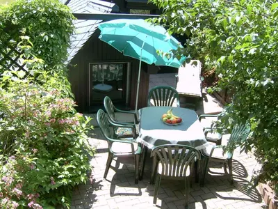 Ein Garten an der Unterkunft Ferienhaus Glöckner