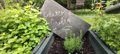 Ein Garten an der Unterkunft Schlossparkhotel Sallgast