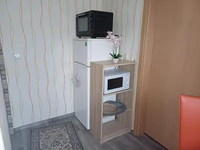 Küche/Küchenzeile in der Unterkunft Ferienwohnung Glück Auf