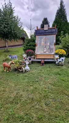 Ein Garten an der Unterkunft Ferienwohnung Glück Auf