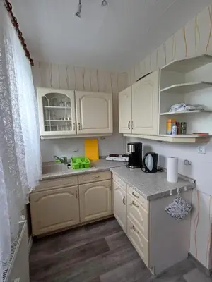 Küche/Küchenzeile in der Unterkunft Ferienwohnung Glück Auf