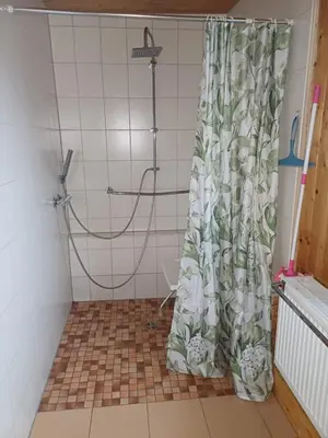 Ein Badezimmer in der Unterkunft Ferienwohnung Glück Auf