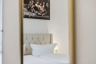 Ein Bett oder Betten in einem Zimmer der Unterkunft Zu Besuch im Palast - Perfekte Lage