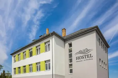 Das Gebäude in dem sich das Hostel befindet