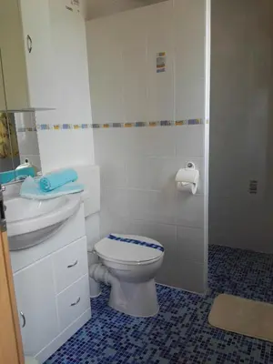 Ein Badezimmer in der Unterkunft Schaffrath´s - Ferienhaus