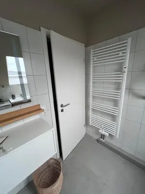 Ein Badezimmer in der Unterkunft FEWO 