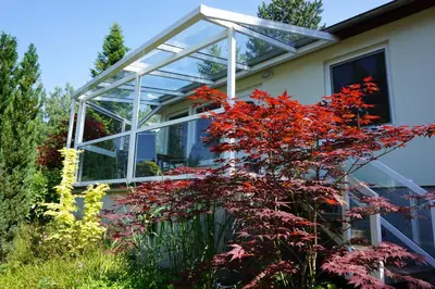 Ein Garten an der Unterkunft Bungalow Ulf