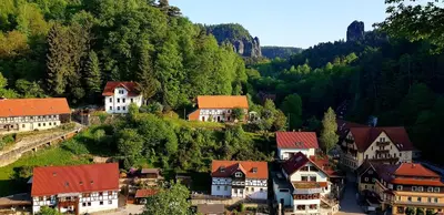 Naturlandschaft in der Nähe der Ferienwohnung