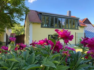 Ein Garten an der Unterkunft Haflingerstall