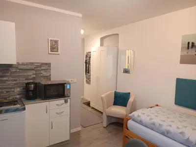 Küche/Küchenzeile in der Unterkunft Apartment 