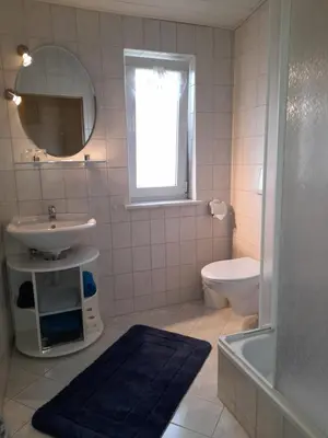 Ein Badezimmer in der Unterkunft Falkenstein