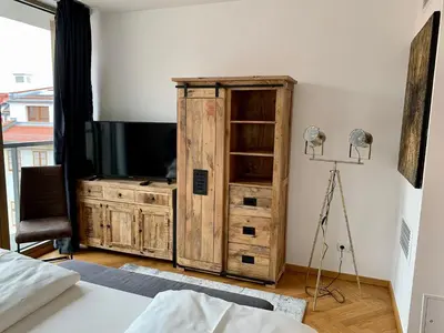 TV/Unterhaltungsangebot in der Unterkunft Modernes Apartment An der Frauenkirche II