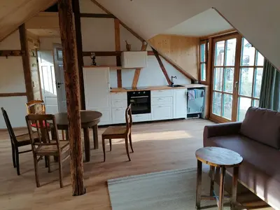 Küche/Küchenzeile in der Unterkunft Ferienwohnung Villa Claudia