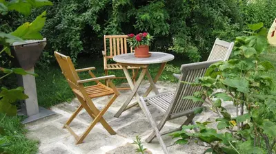 Ein Garten an der Unterkunft Ferienhof Schönfelder