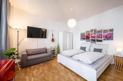 Ein Bett oder Betten in einem Zimmer der Unterkunft Große Altstadtwohnung in TOP Lage Zentrum