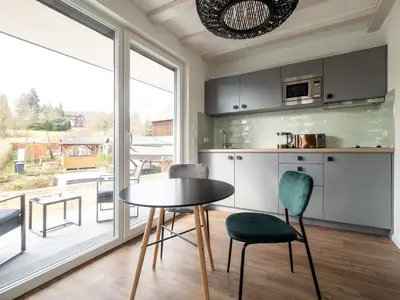 Küche/Küchenzeile in der Unterkunft Neues Ferienhaus