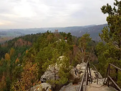 Naturlandschaft in der Nähe der Ferienwohnung