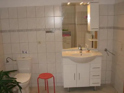 Ein Badezimmer in der Unterkunft Ferienwohnung Zirkelstein
