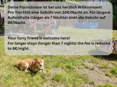 Haustiere von Gästen der Unterkunft H1 - Urlaubsmagie - Pool & Terrasse zum Entspannen