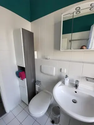 Ein Badezimmer in der Unterkunft Ferienwohnung Kaiser