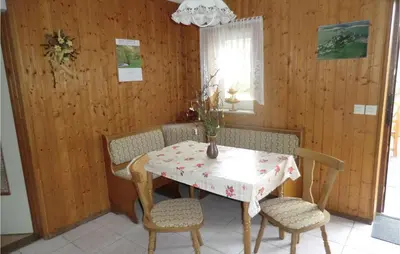 Ein Sitzbereich in der Unterkunft Ferienhaus Stolpen, Ot Lauterbach Am Sportplatz