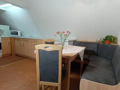 Küche/Küchenzeile in der Unterkunft Ferienwohnung-Ihle Olbernhau