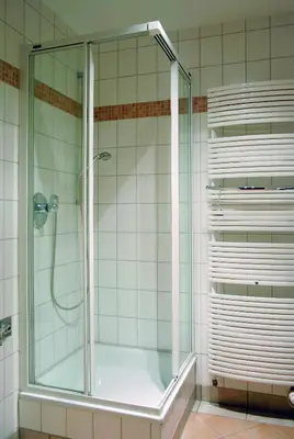 Ein Badezimmer in der Unterkunft Apartments Obergraben