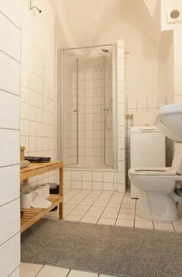 Ein Badezimmer in der Unterkunft Gewölbe aus dem Jahr 1806 genau zw L und DD