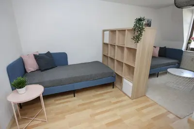 Ein Sitzbereich in der Unterkunft FullHouse - Chemnitz - Z25 Apartments - 3 Beds - SmartTV - Nespresso