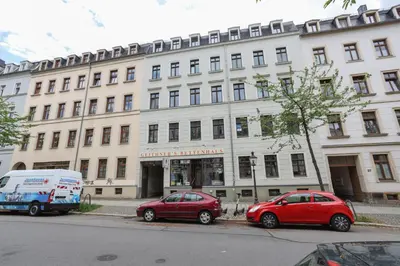Das Gebäude in dem sich die Ferienwohnung befindet